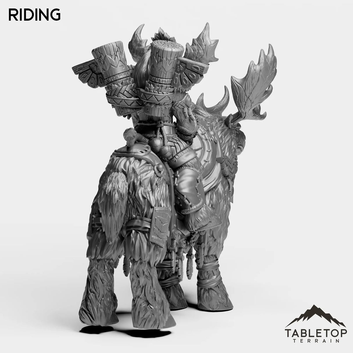 Tabletop Terrain Miniature Mountain Minotaur Female
