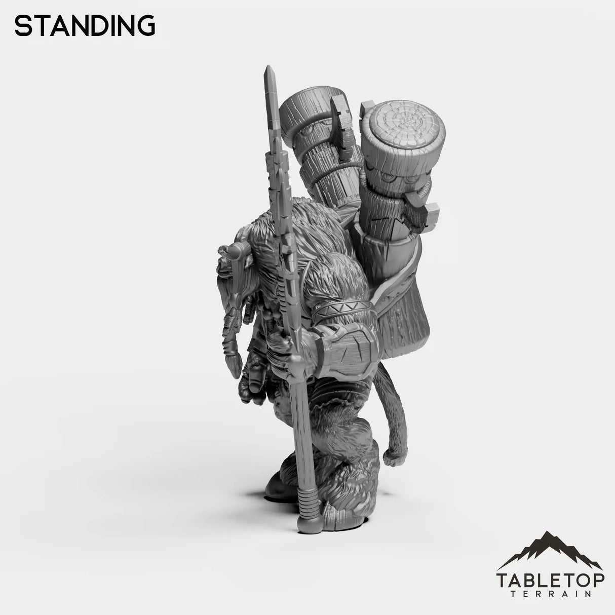 Tabletop Terrain Miniature Mountain Minotaur Leader