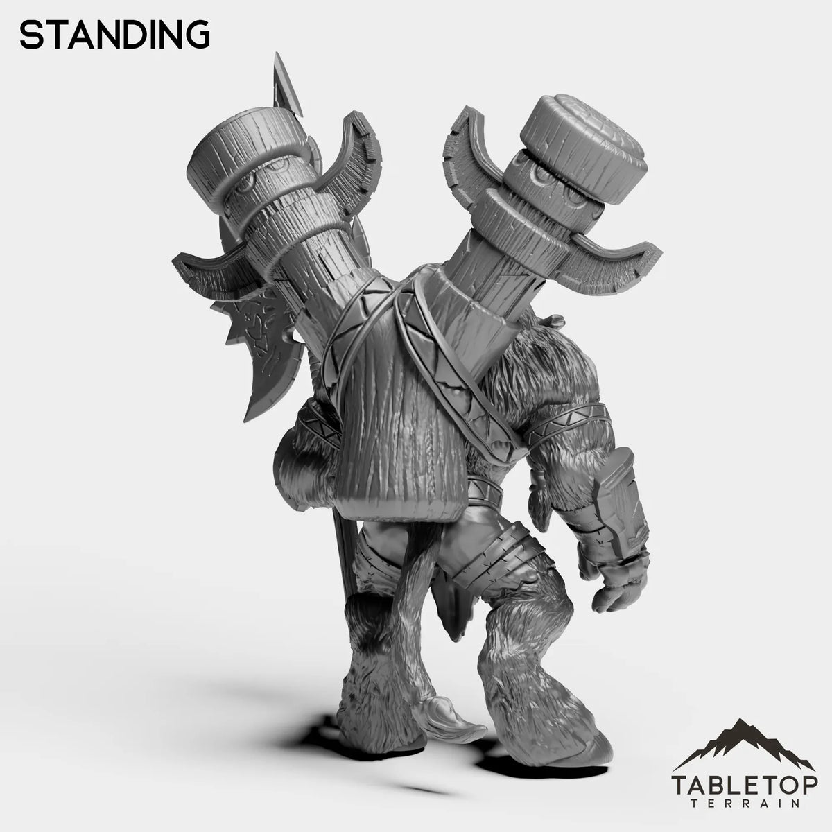 Tabletop Terrain Miniature Mountain Minotaur Leader