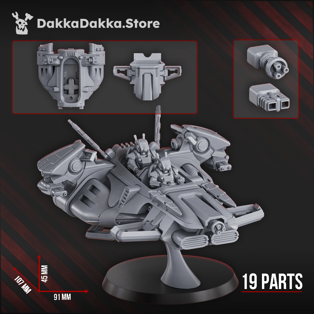 Tabletop Terrain Miniature MSC APC "Cometail"
