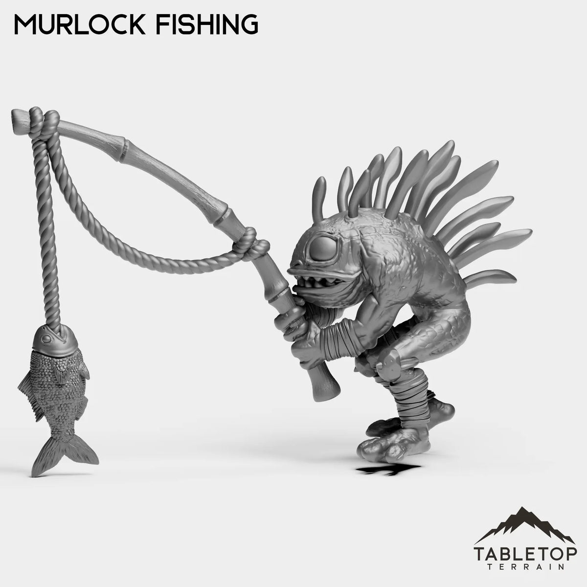 Tabletop Terrain Miniature Murloc Fishing