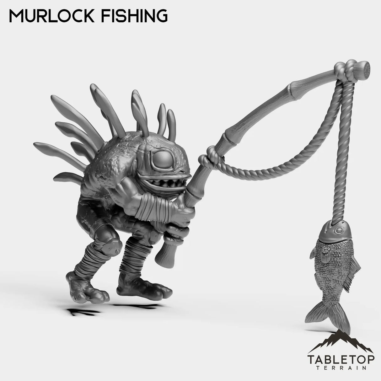 Tabletop Terrain Miniature Murloc Fishing