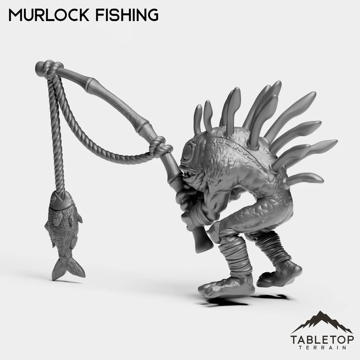 Tabletop Terrain Miniature Murloc Fishing
