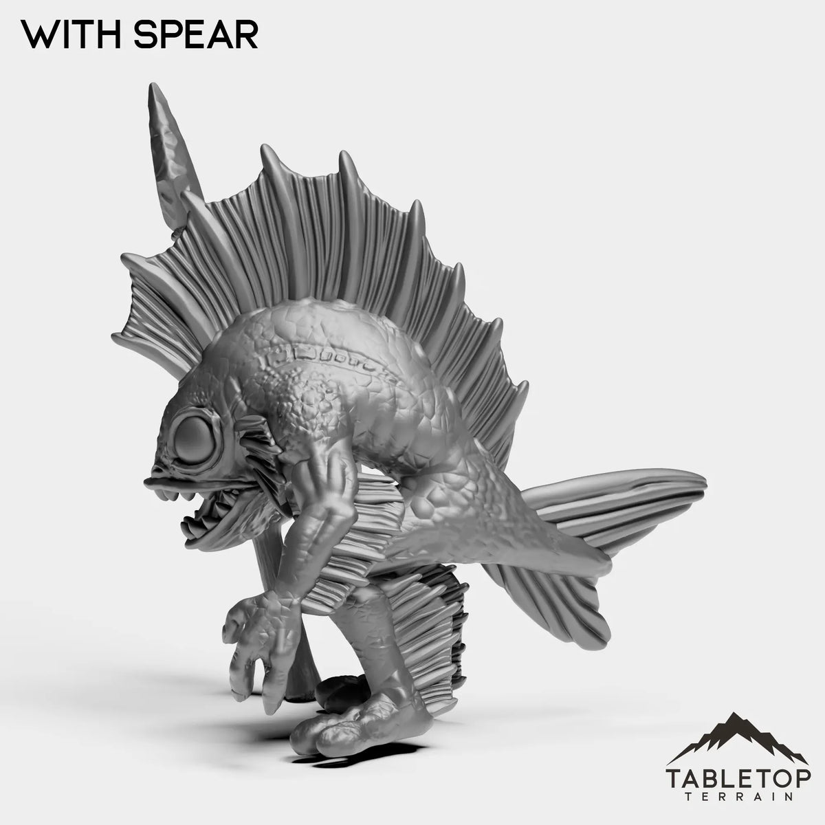 Tabletop Terrain Miniature Murlocs with Fins