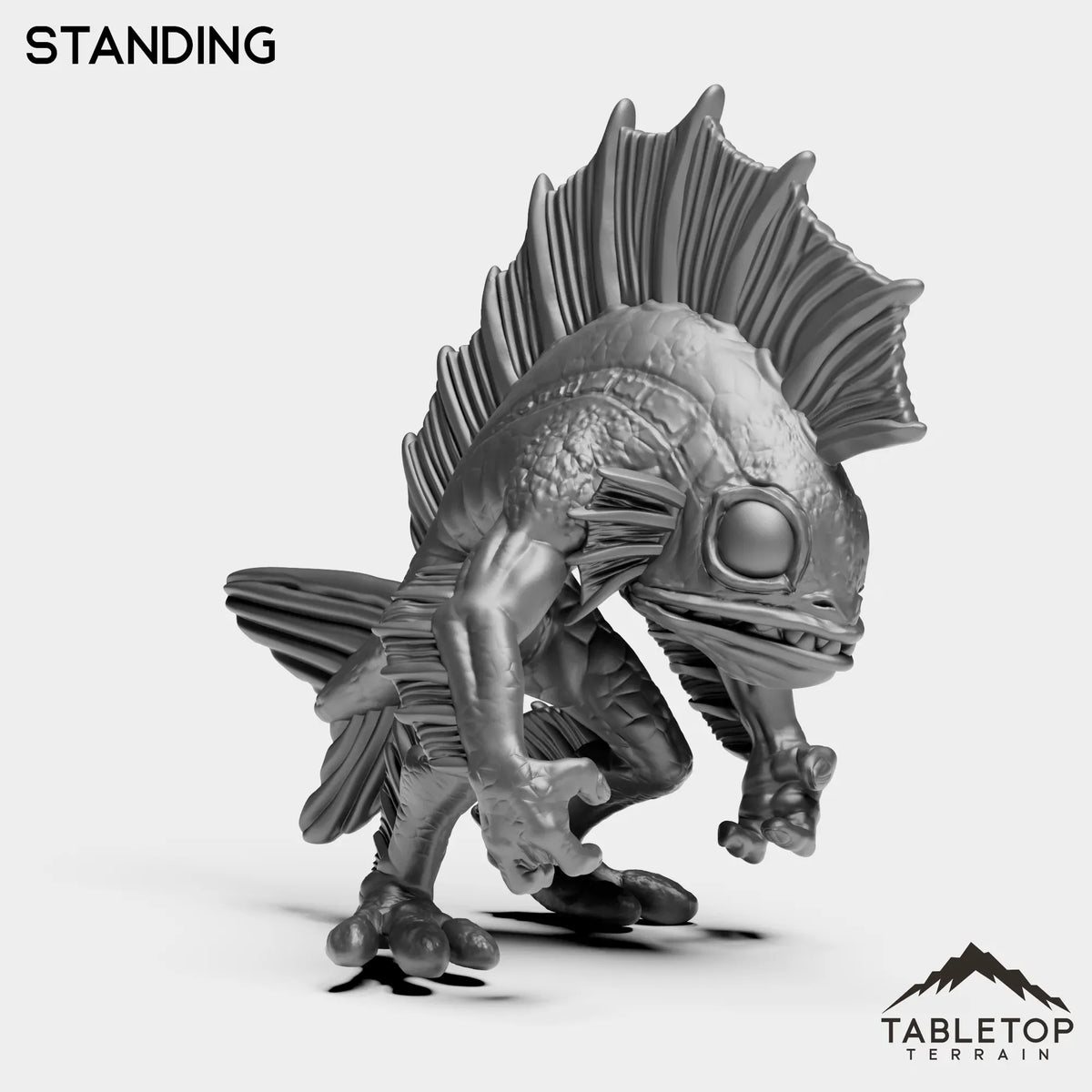 Tabletop Terrain Miniature Murlocs with Fins