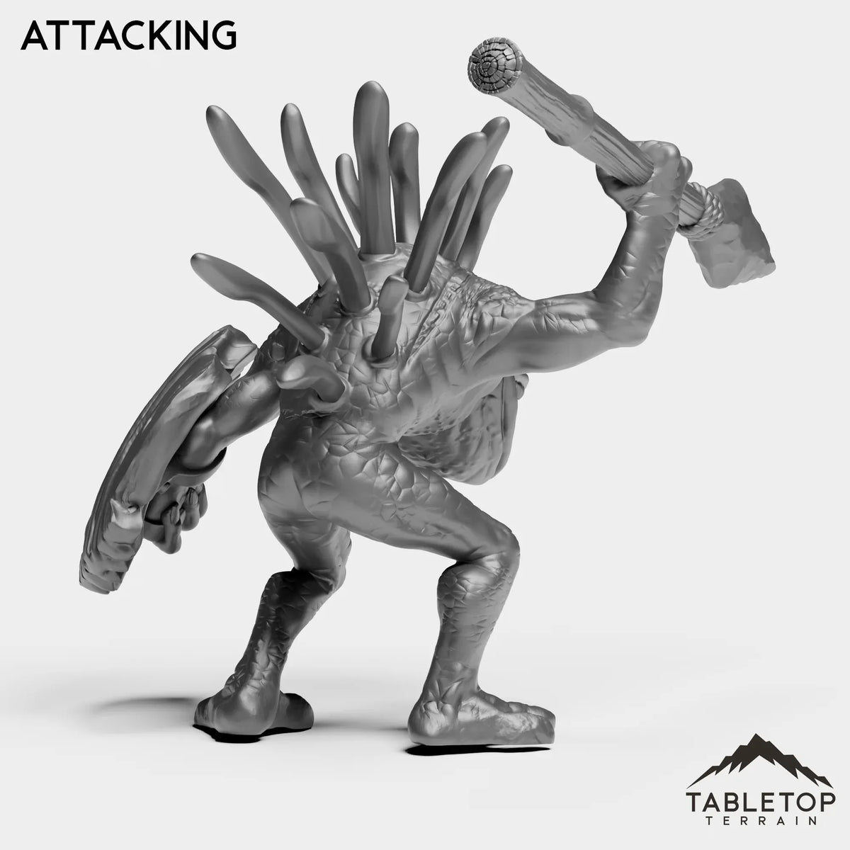Tabletop Terrain Miniature Murlocs with Spears