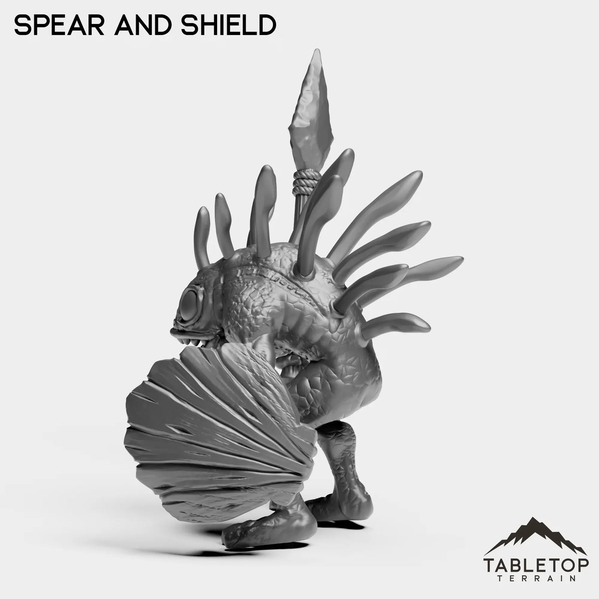 Tabletop Terrain Miniature Murlocs with Spears