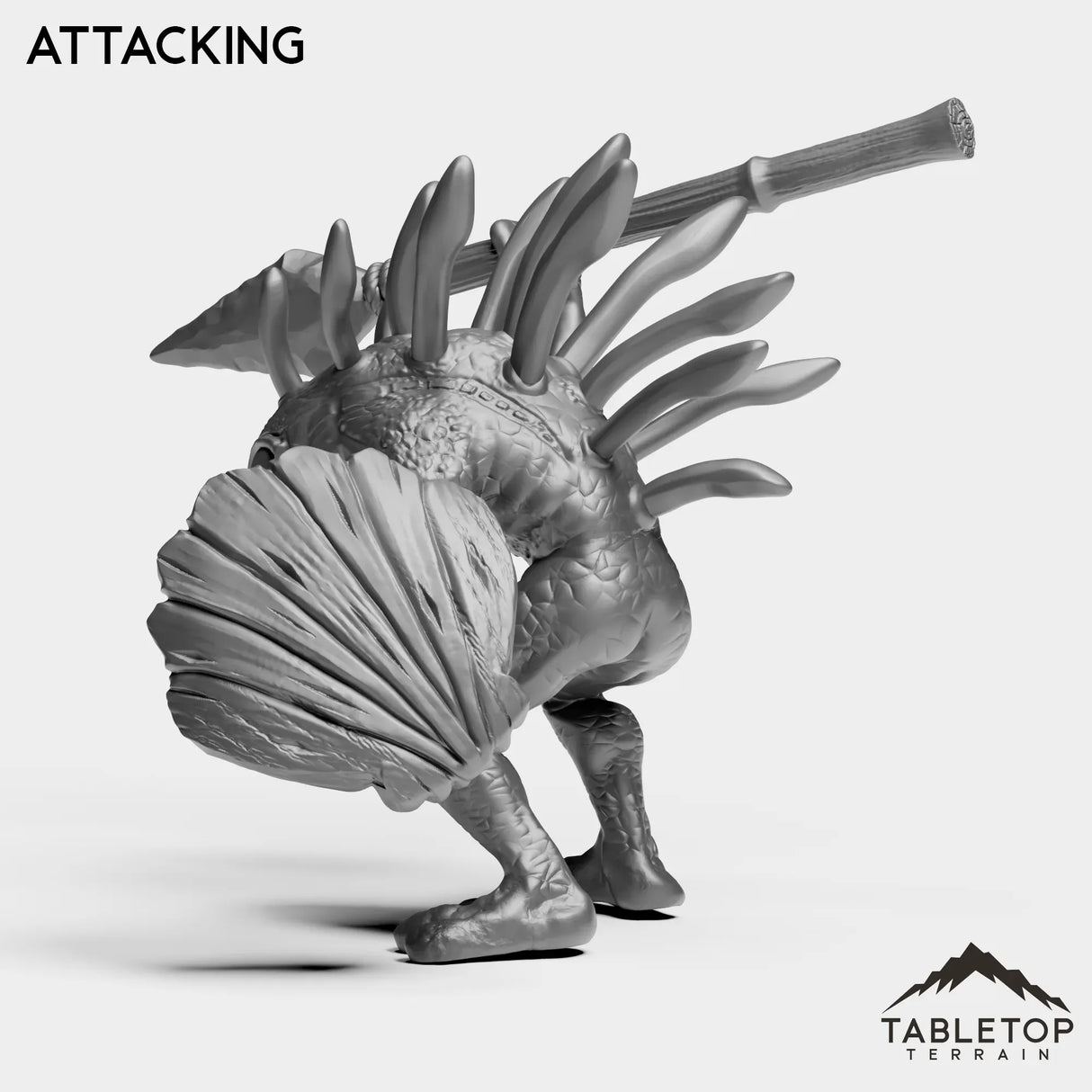 Tabletop Terrain Miniature Murlocs with Spears