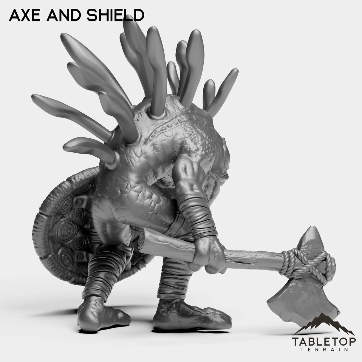 Tabletop Terrain Miniature Murlocs with Weapons
