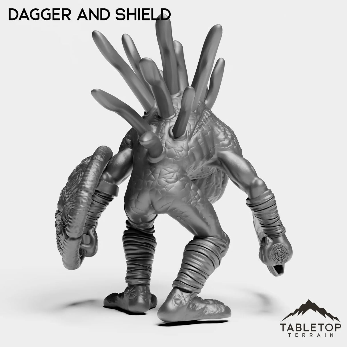 Tabletop Terrain Miniature Murlocs with Weapons