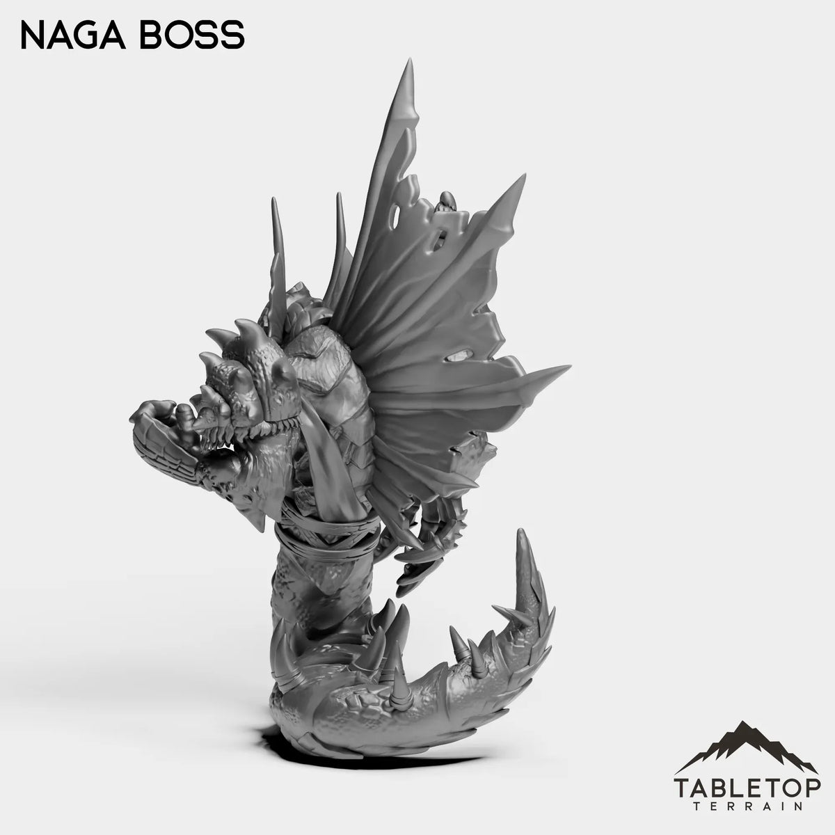 Tabletop Terrain Miniature Naga Boss