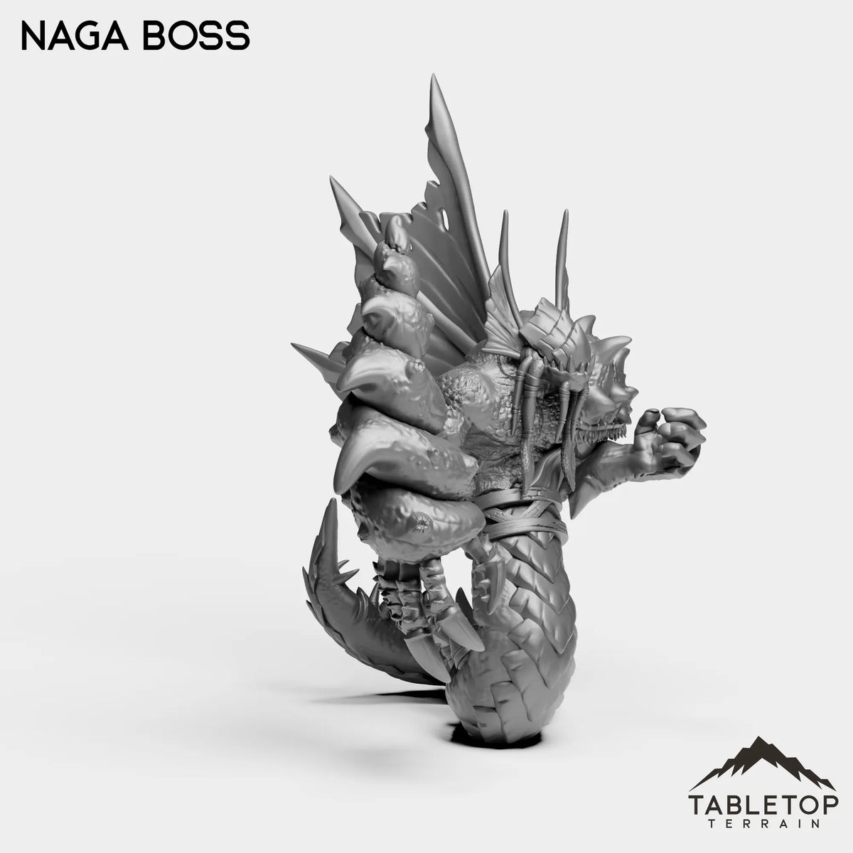 Tabletop Terrain Miniature Naga Boss