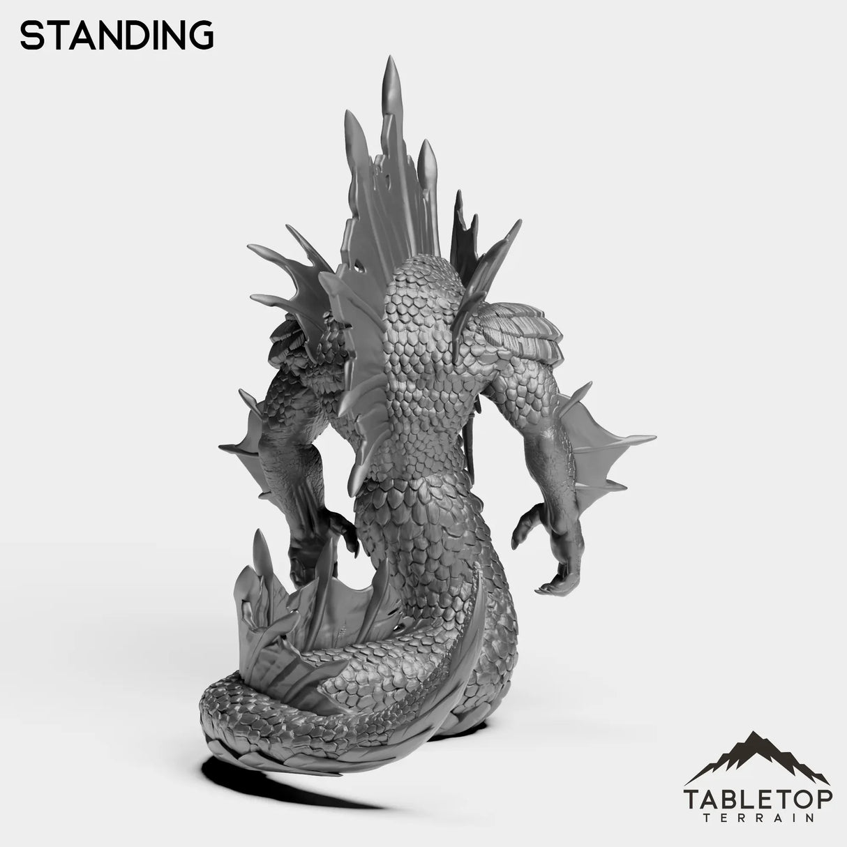 Tabletop Terrain Miniature Naga Myrmidon