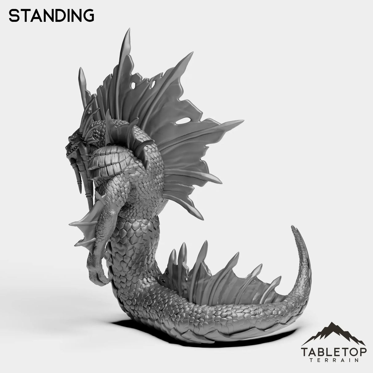 Tabletop Terrain Miniature Naga Myrmidon