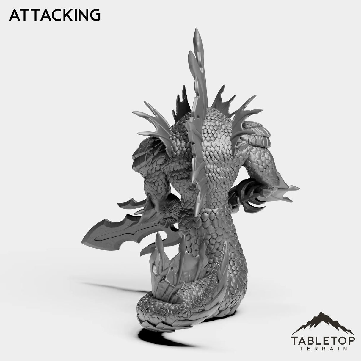 Tabletop Terrain Miniature Naga Myrmidon