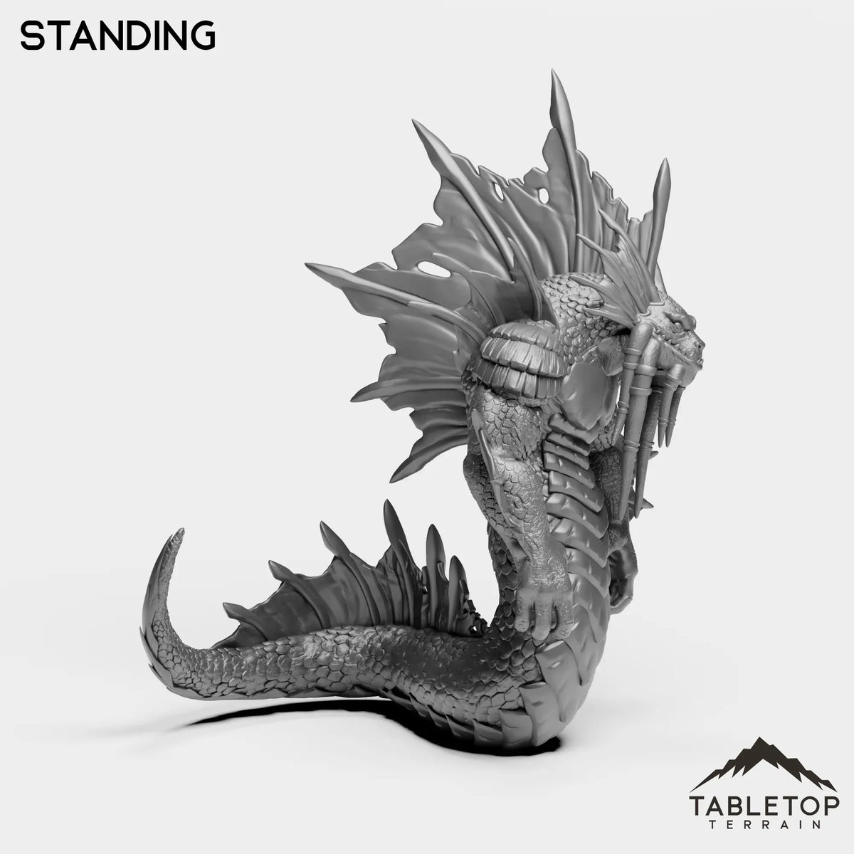 Tabletop Terrain Miniature Naga Myrmidon
