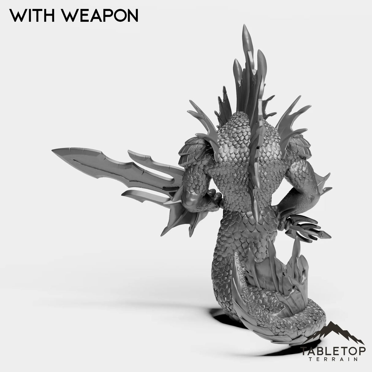 Tabletop Terrain Miniature Naga Myrmidon