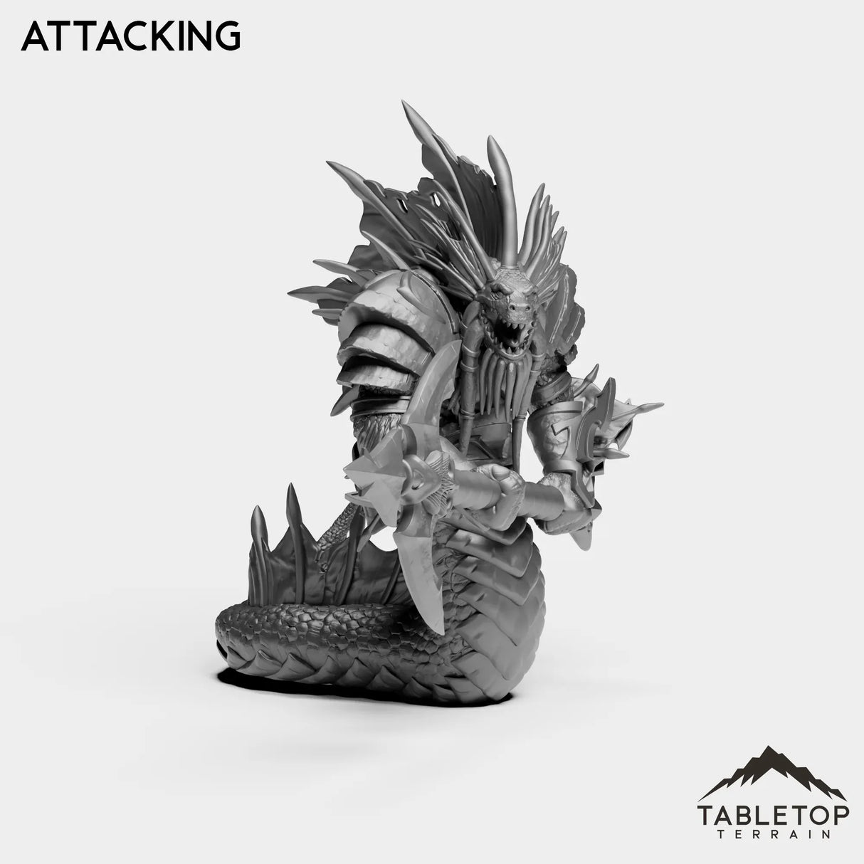 Tabletop Terrain Miniature Naga Royal Guard