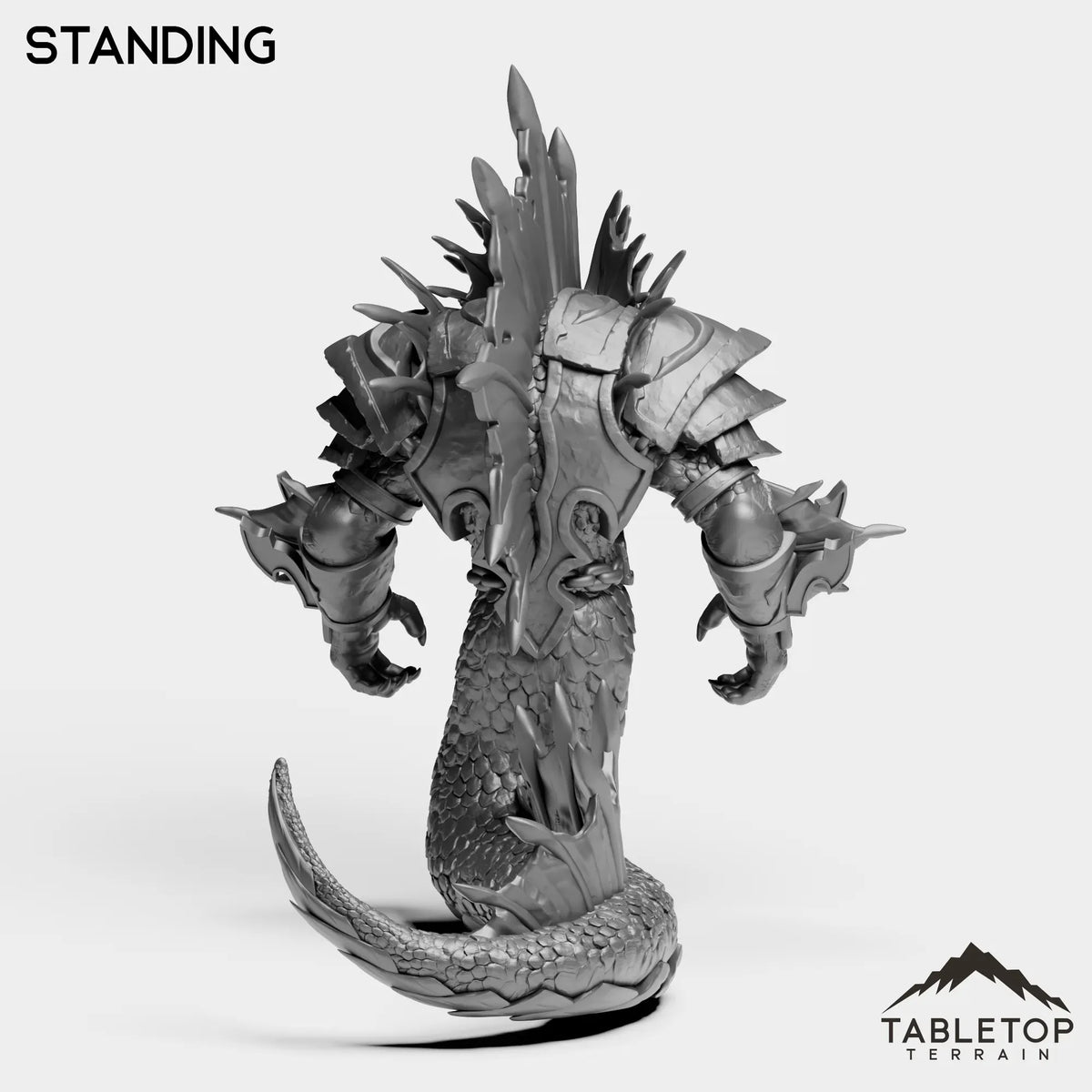 Tabletop Terrain Miniature Naga Royal Guard