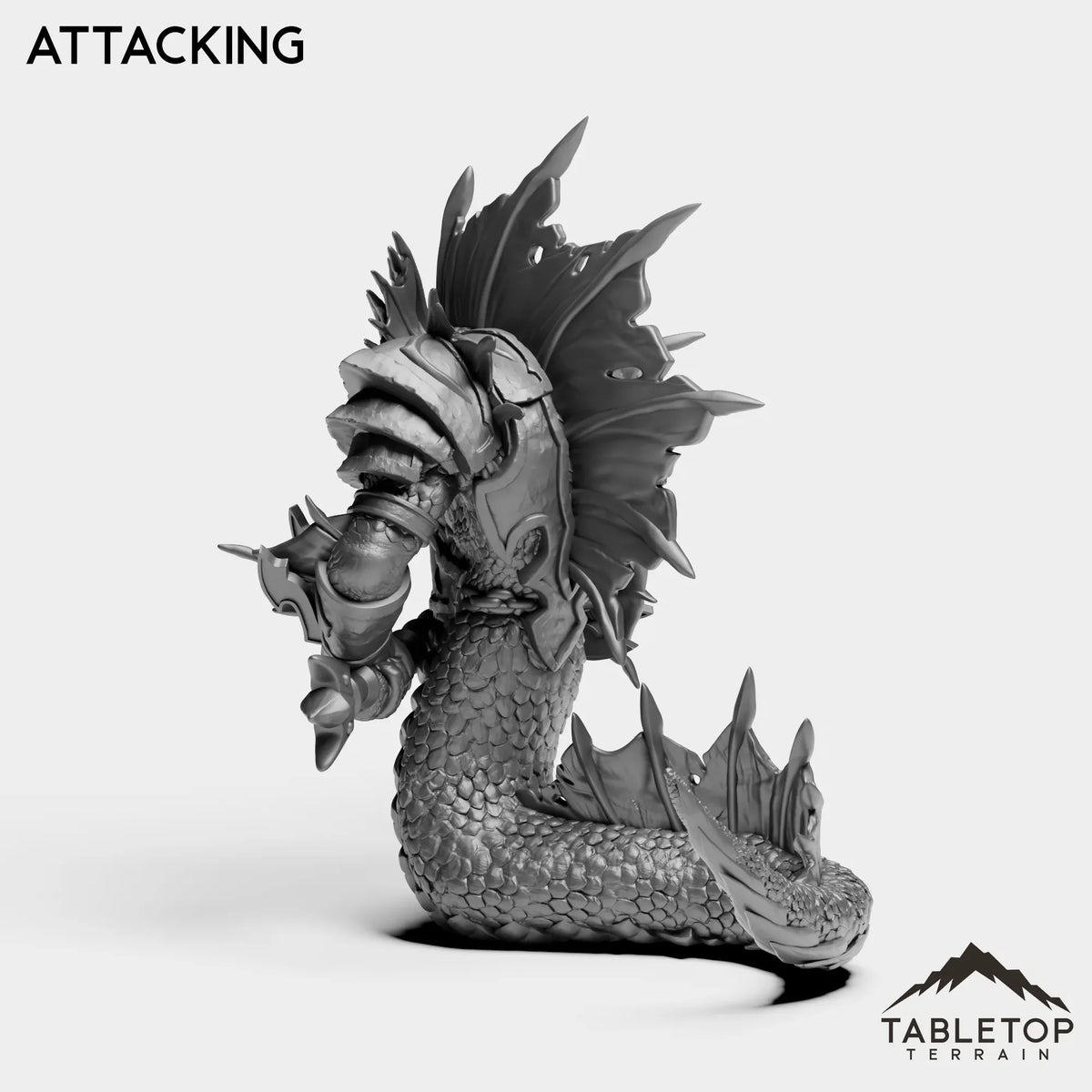 Tabletop Terrain Miniature Naga Royal Guard