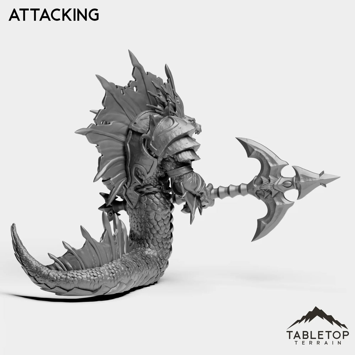 Tabletop Terrain Miniature Naga Royal Guard