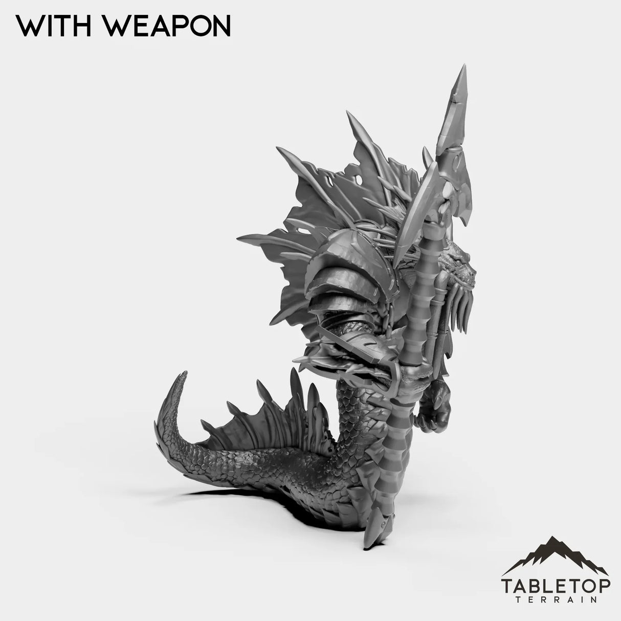 Tabletop Terrain Miniature Naga Royal Guard
