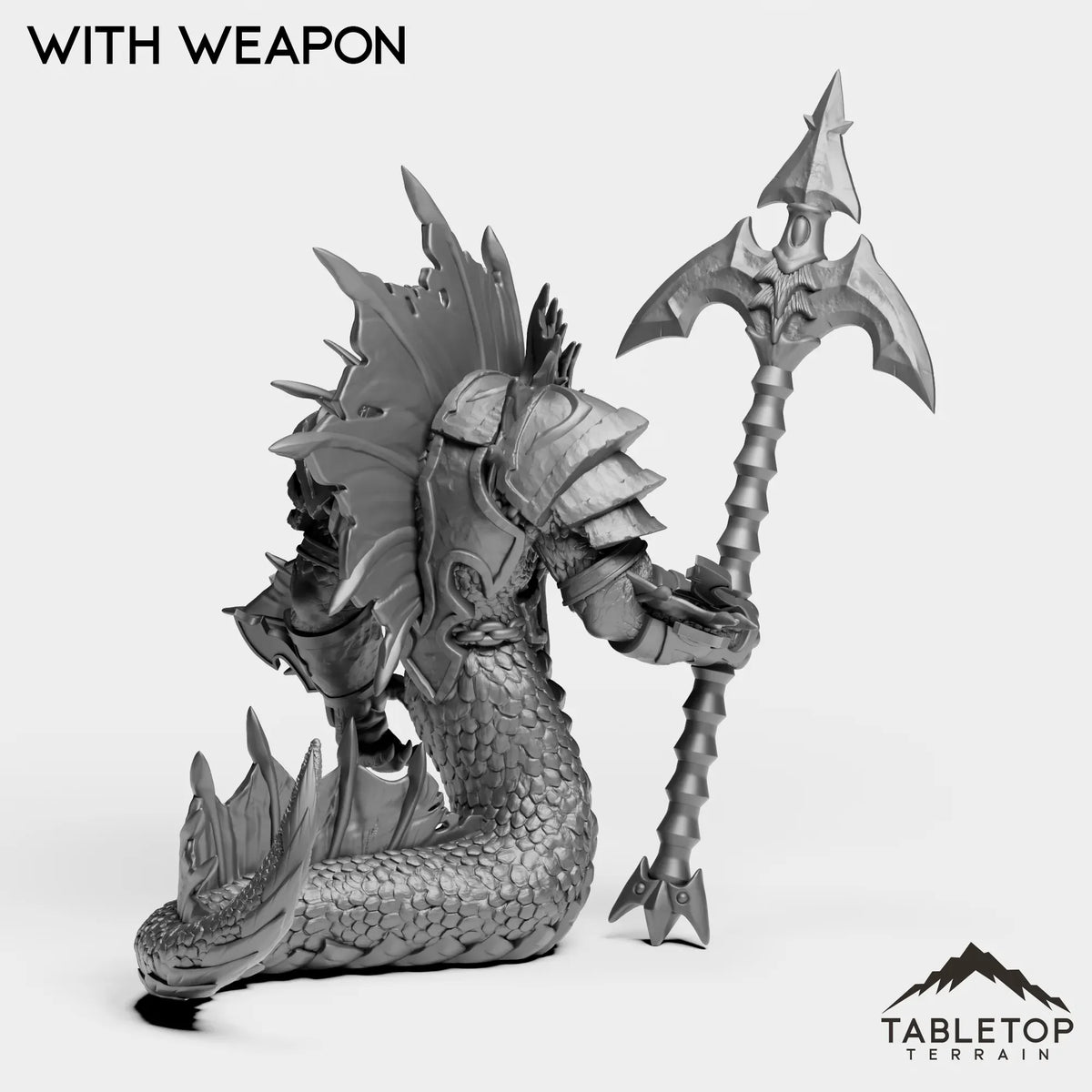 Tabletop Terrain Miniature Naga Royal Guard