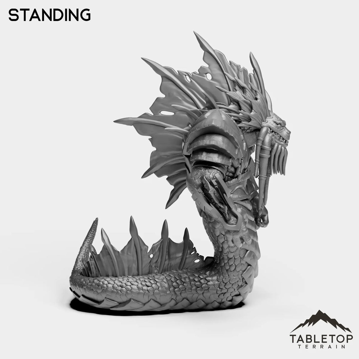 Tabletop Terrain Miniature Naga Royal Guard