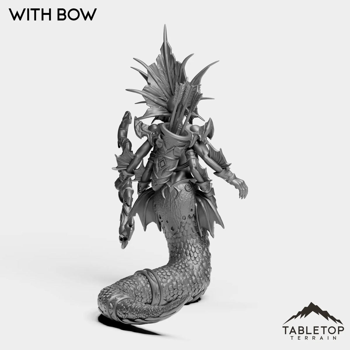 Tabletop Terrain Miniature Naga Sea Witch