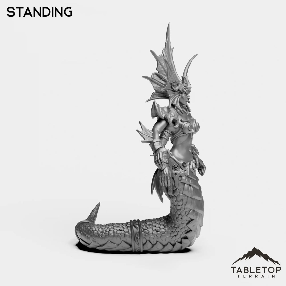 Tabletop Terrain Miniature Naga Sea Witch