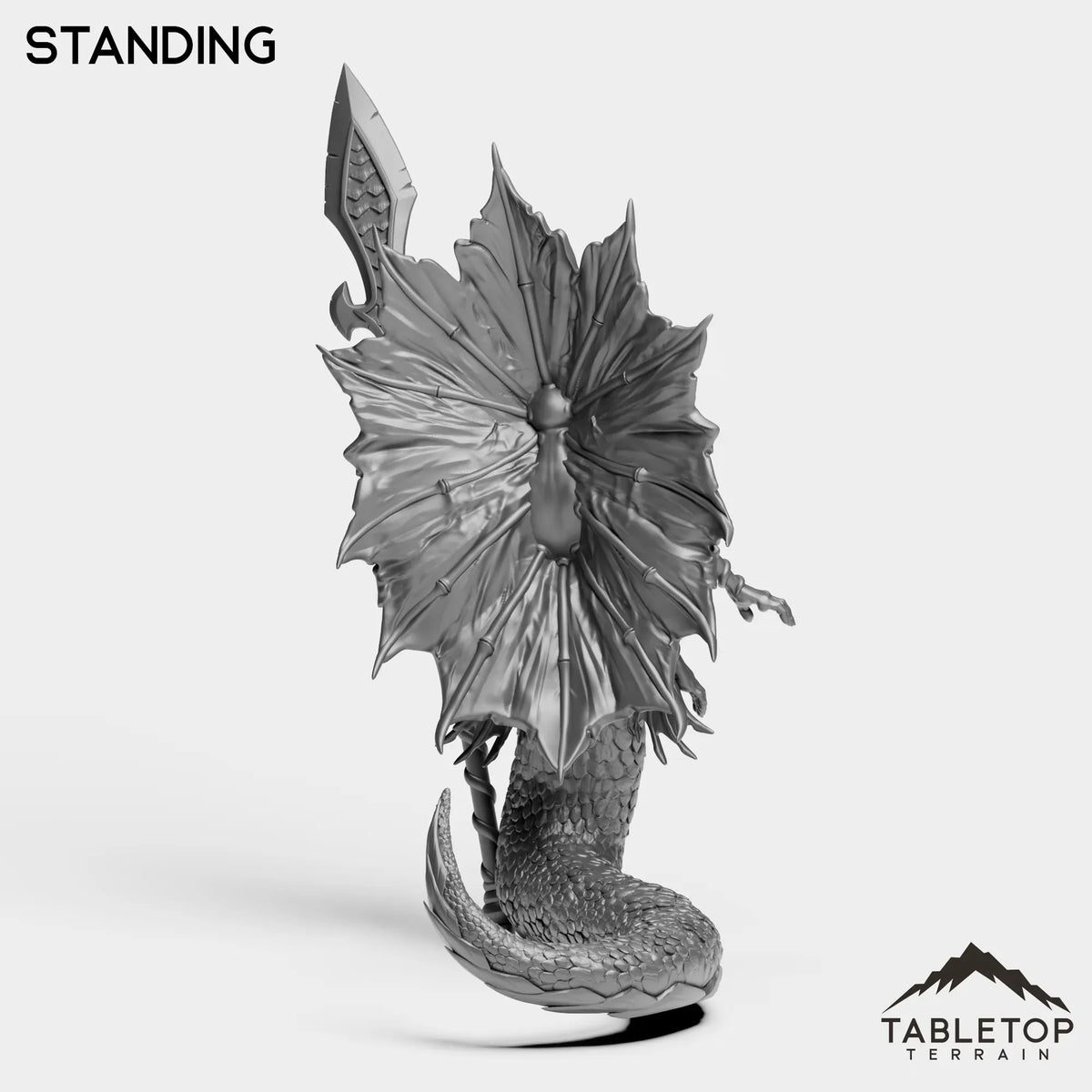 Tabletop Terrain Miniature Naga Siren