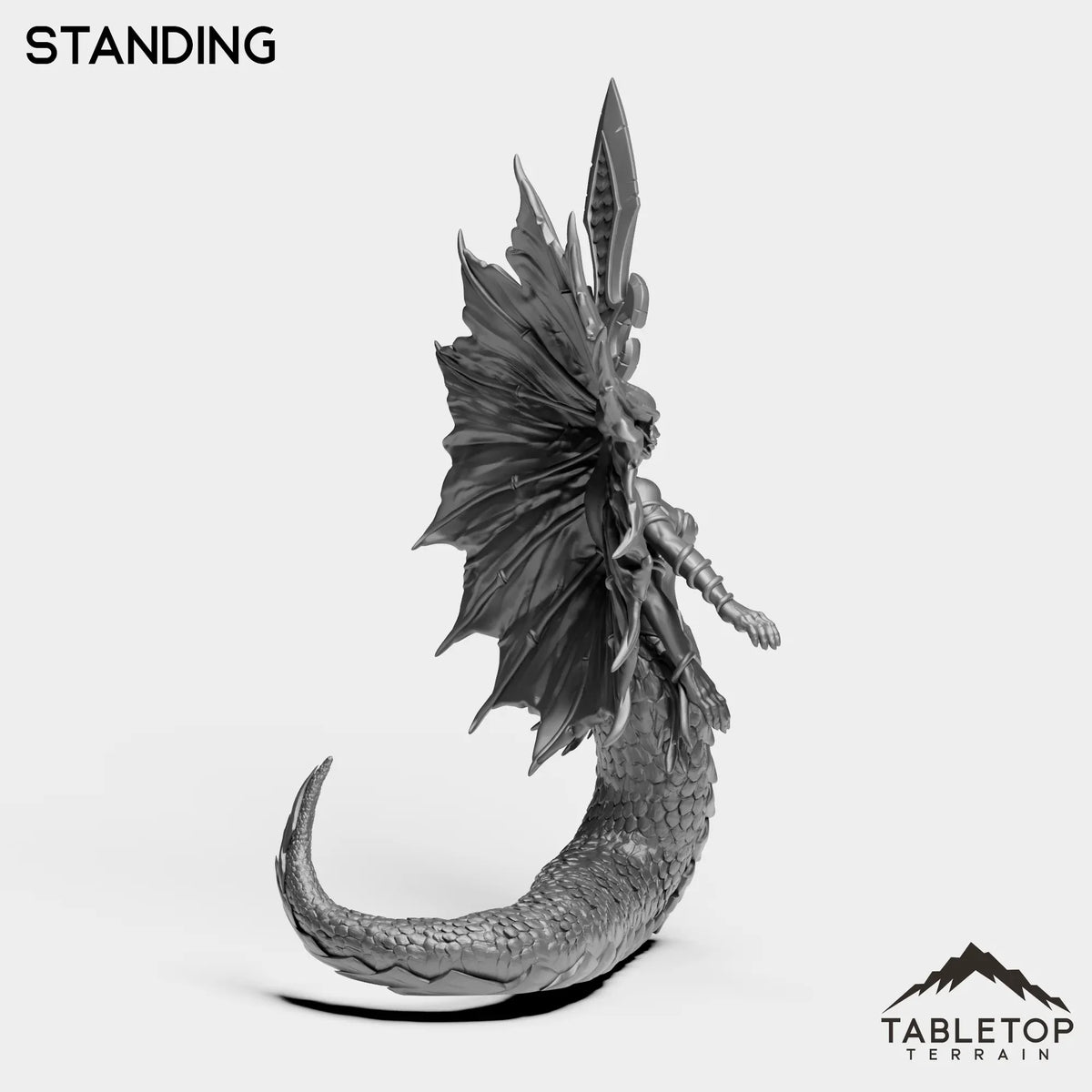 Tabletop Terrain Miniature Naga Siren