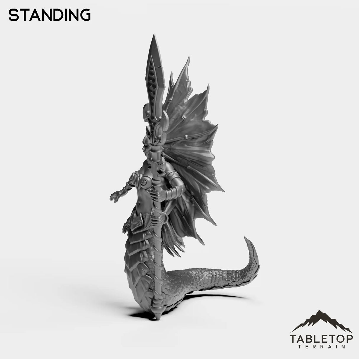 Tabletop Terrain Miniature Naga Siren