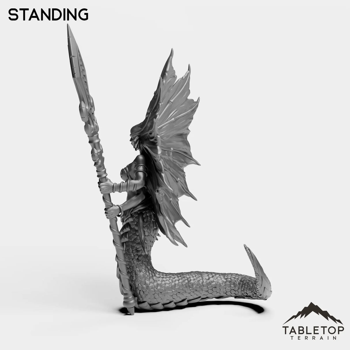 Tabletop Terrain Miniature Naga Siren