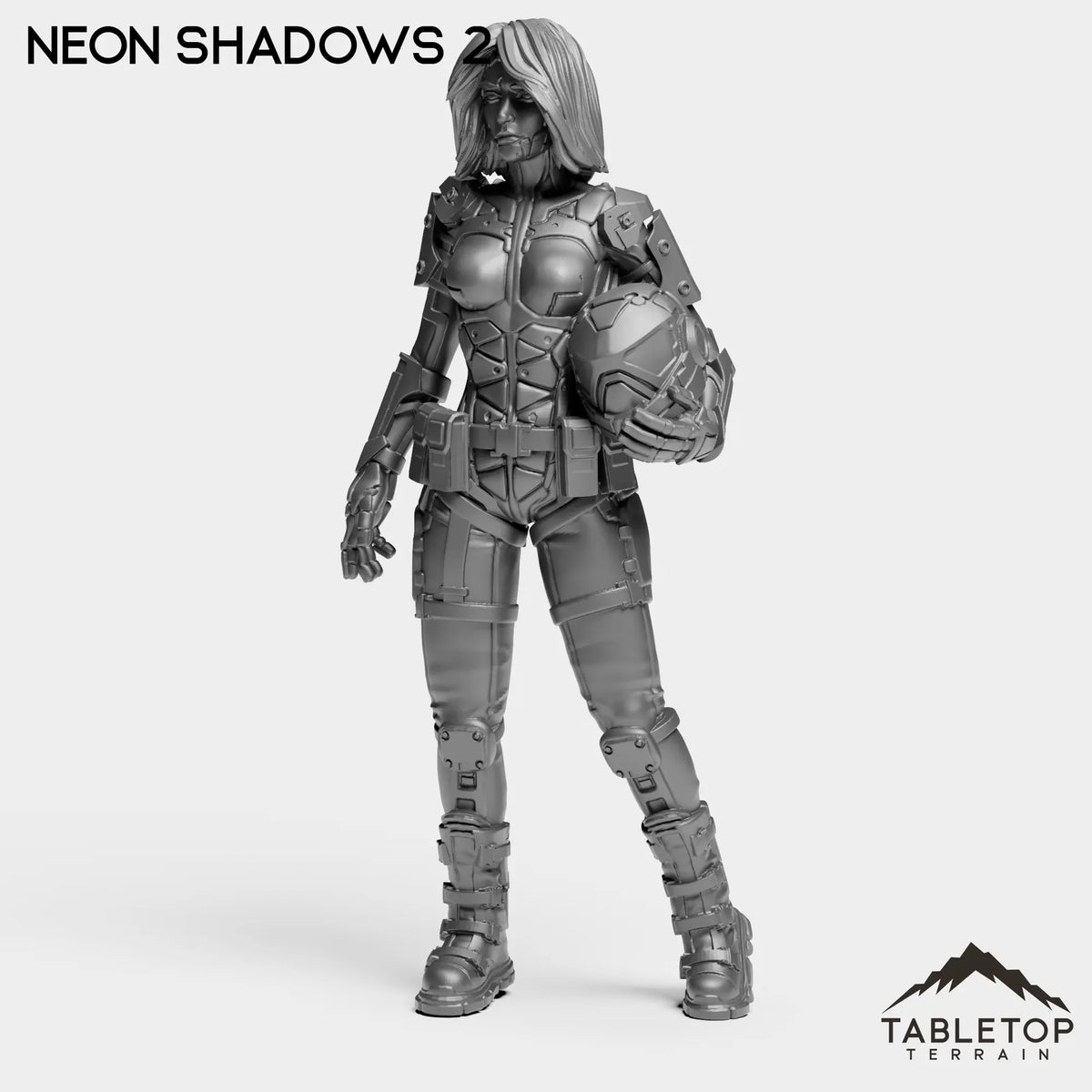 Tabletop Terrain Miniature Neon Shadows 2 Neon Shadows - Black Stone Commandos