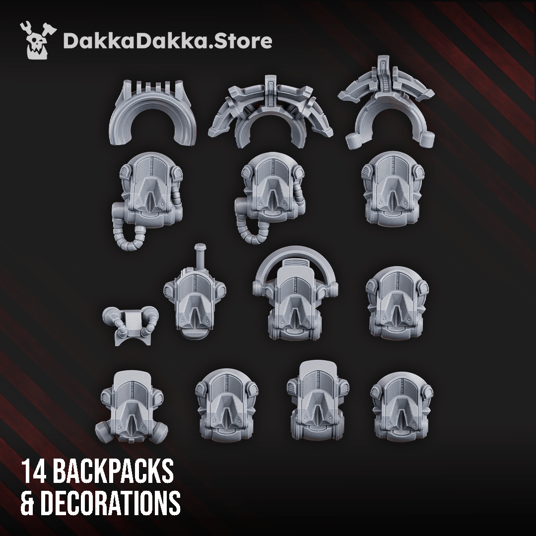 Tabletop Terrain Miniature Nibelung Warriors (build kit)