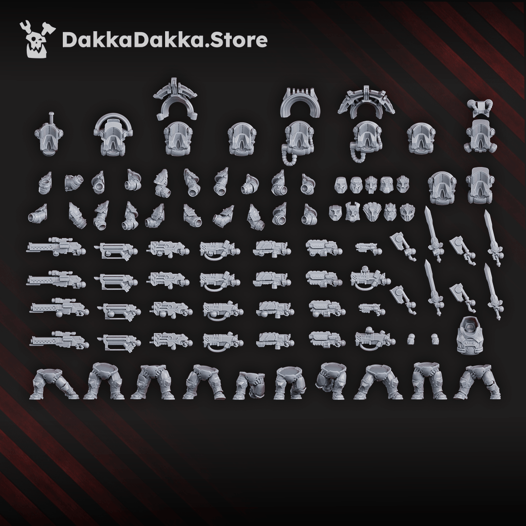 Tabletop Terrain Miniature Nibelung Warriors (build kit)
