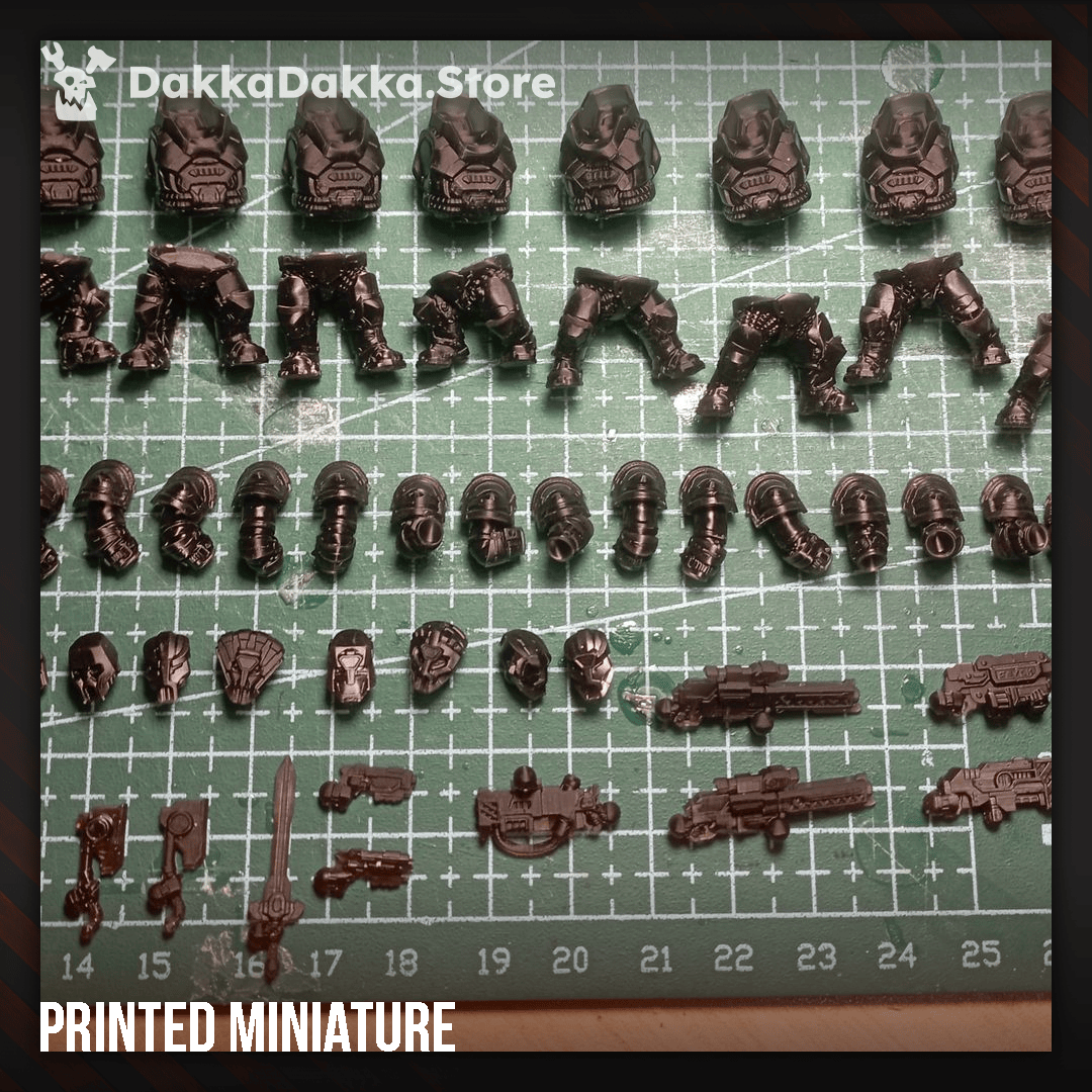 Tabletop Terrain Miniature Nibelung Warriors (build kit)