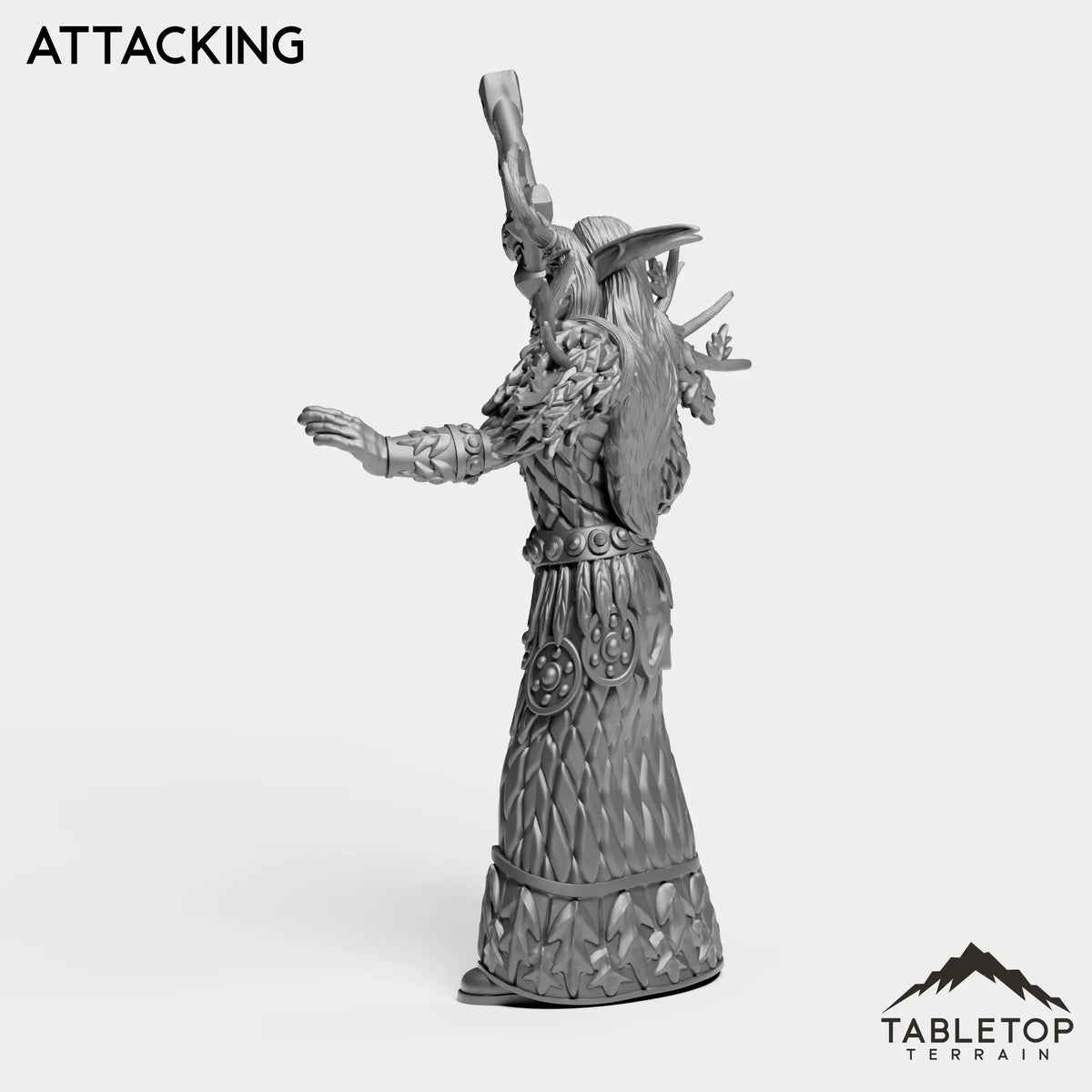Tabletop Terrain Miniature Night Druid Female Tier 1