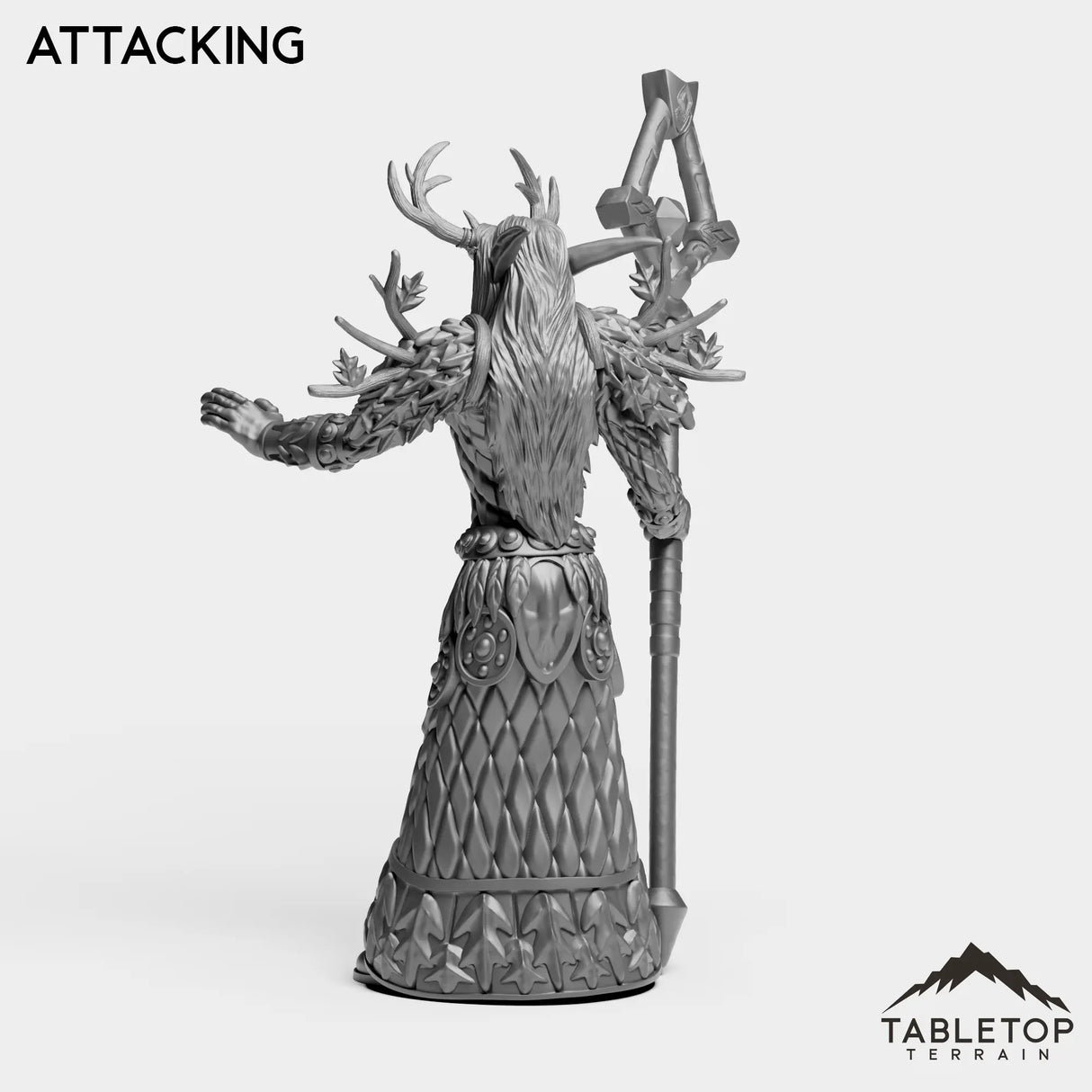 Tabletop Terrain Miniature Night Druid Female Tier 1