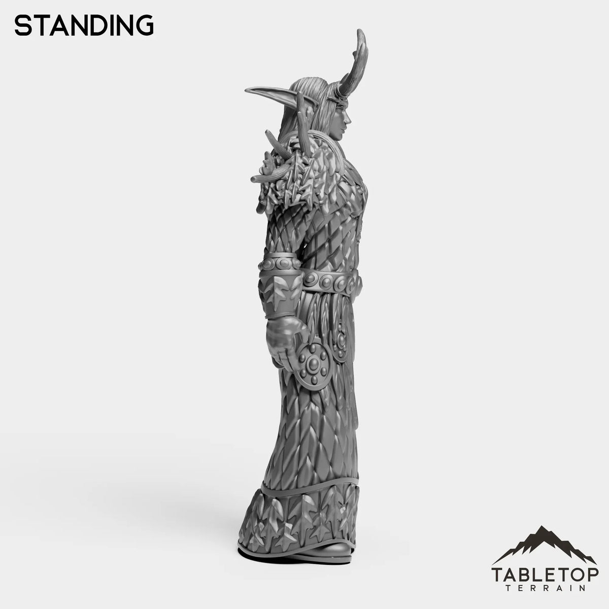 Tabletop Terrain Miniature Night Druid Female Tier 1