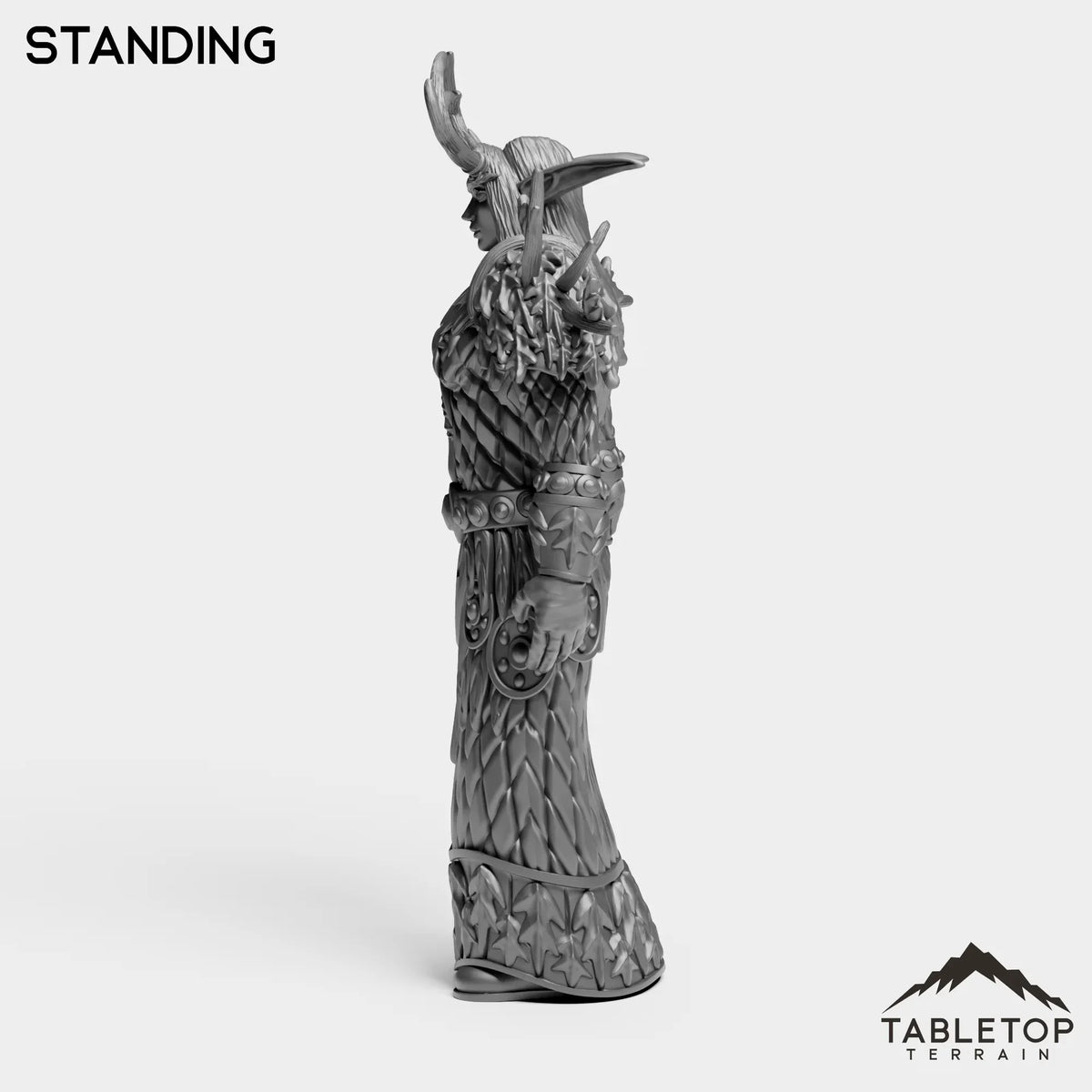 Tabletop Terrain Miniature Night Druid Female Tier 1