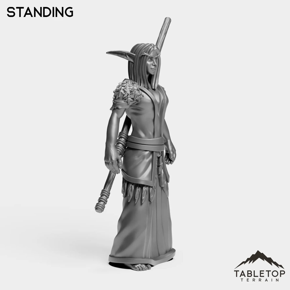 Tabletop Terrain Miniature Night Druid Starter Female