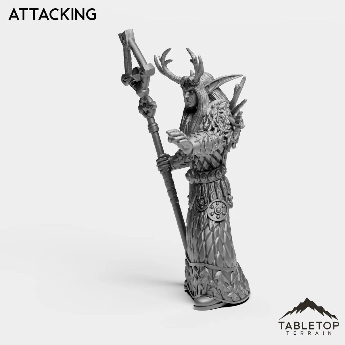 Tabletop Terrain Miniature Night Druid Tier 1