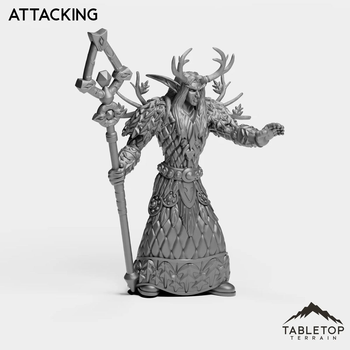 Tabletop Terrain Miniature Night Druid Tier 1