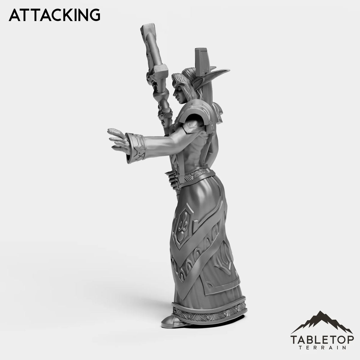 Tabletop Terrain Miniature Night Priest Female Tier 1