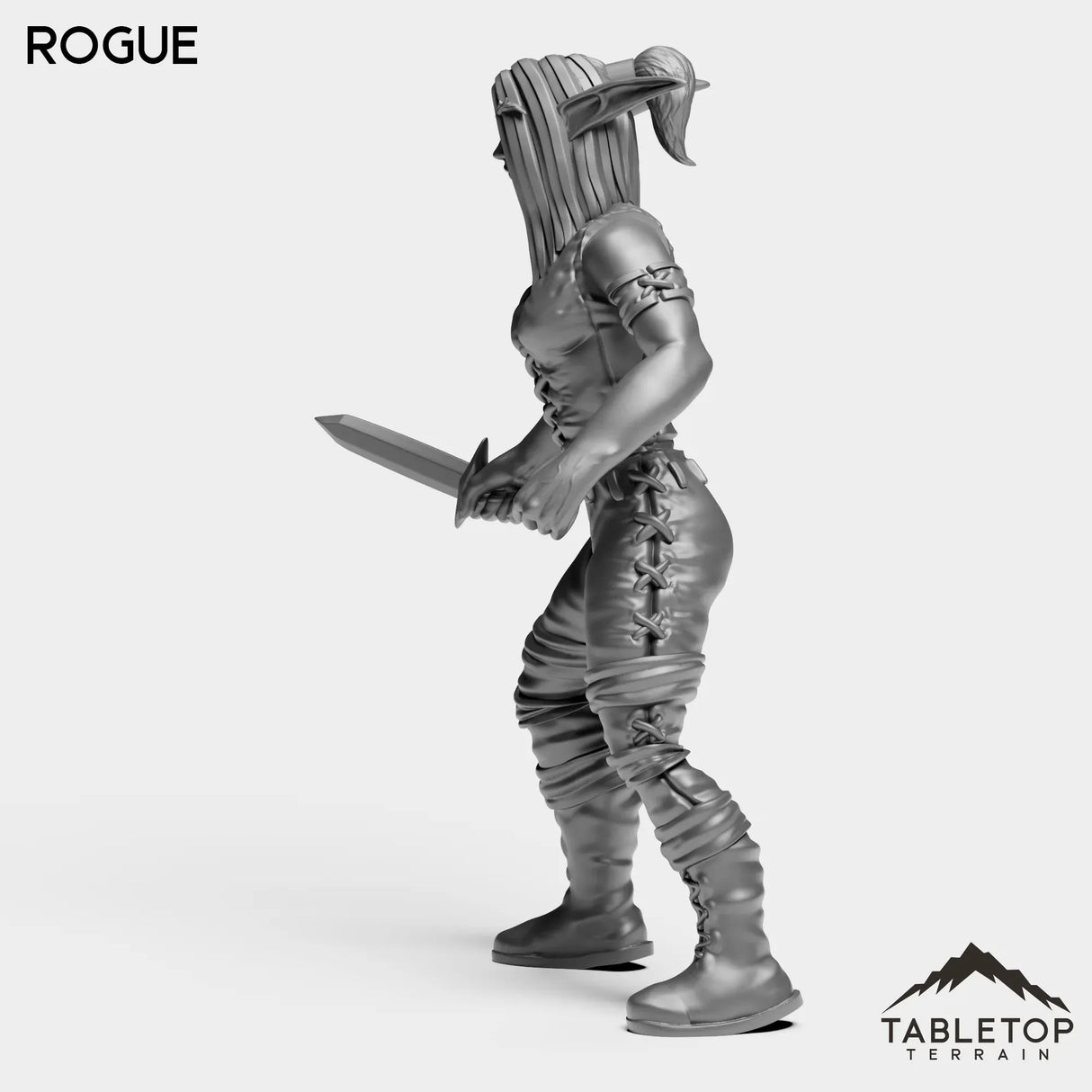 Tabletop Terrain Miniature Night Rogue Starter Female