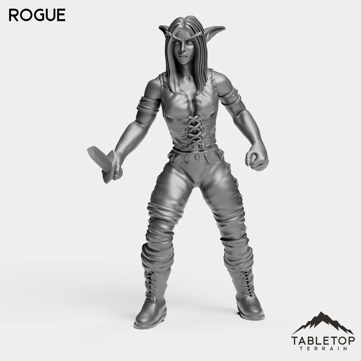 Tabletop Terrain Miniature Night Rogue Starter Female