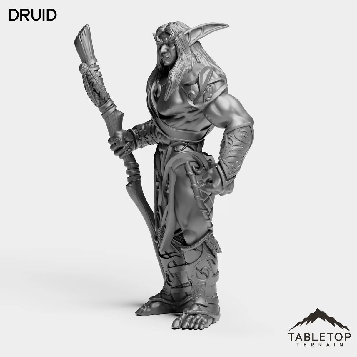 Tabletop Terrain Miniature Night Sentinel Druid