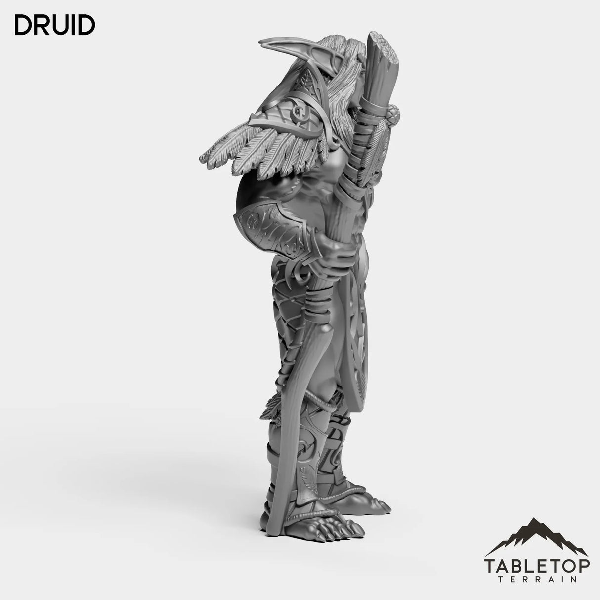 Tabletop Terrain Miniature Night Sentinel Druid